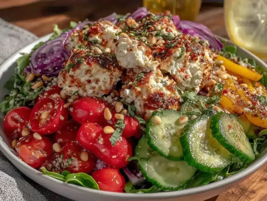 vibrant garden salad - featured image