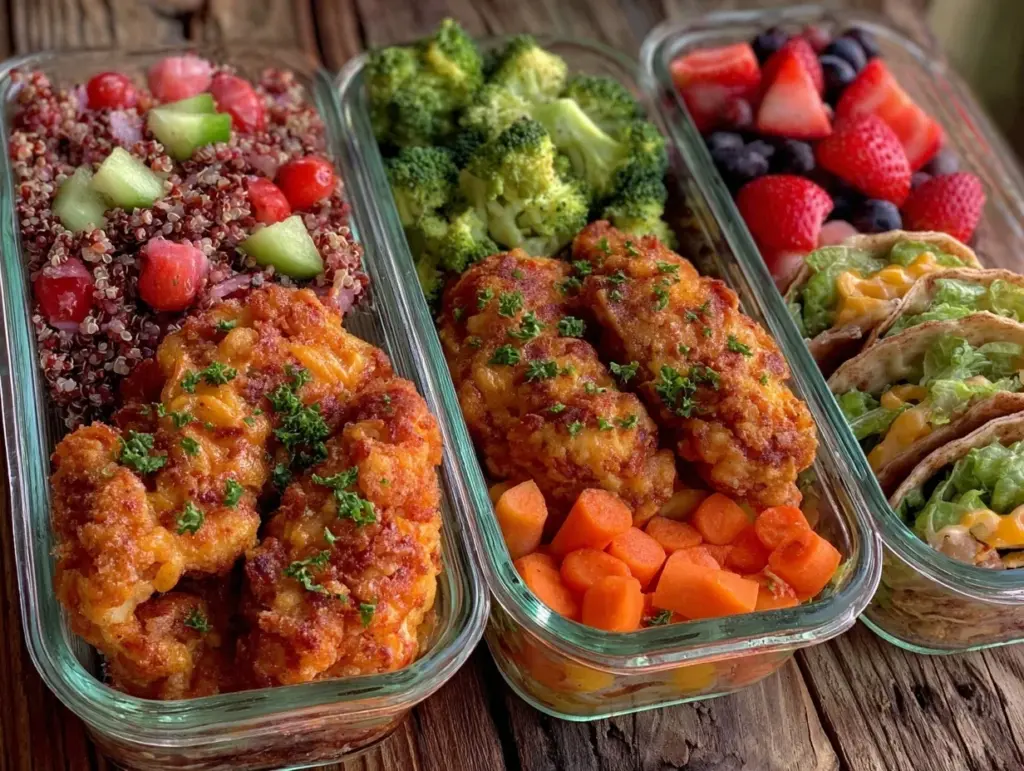 5-day make-ahead school lunch meal prep - featured image