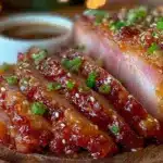 asian inspired honey glazed ham - featured image