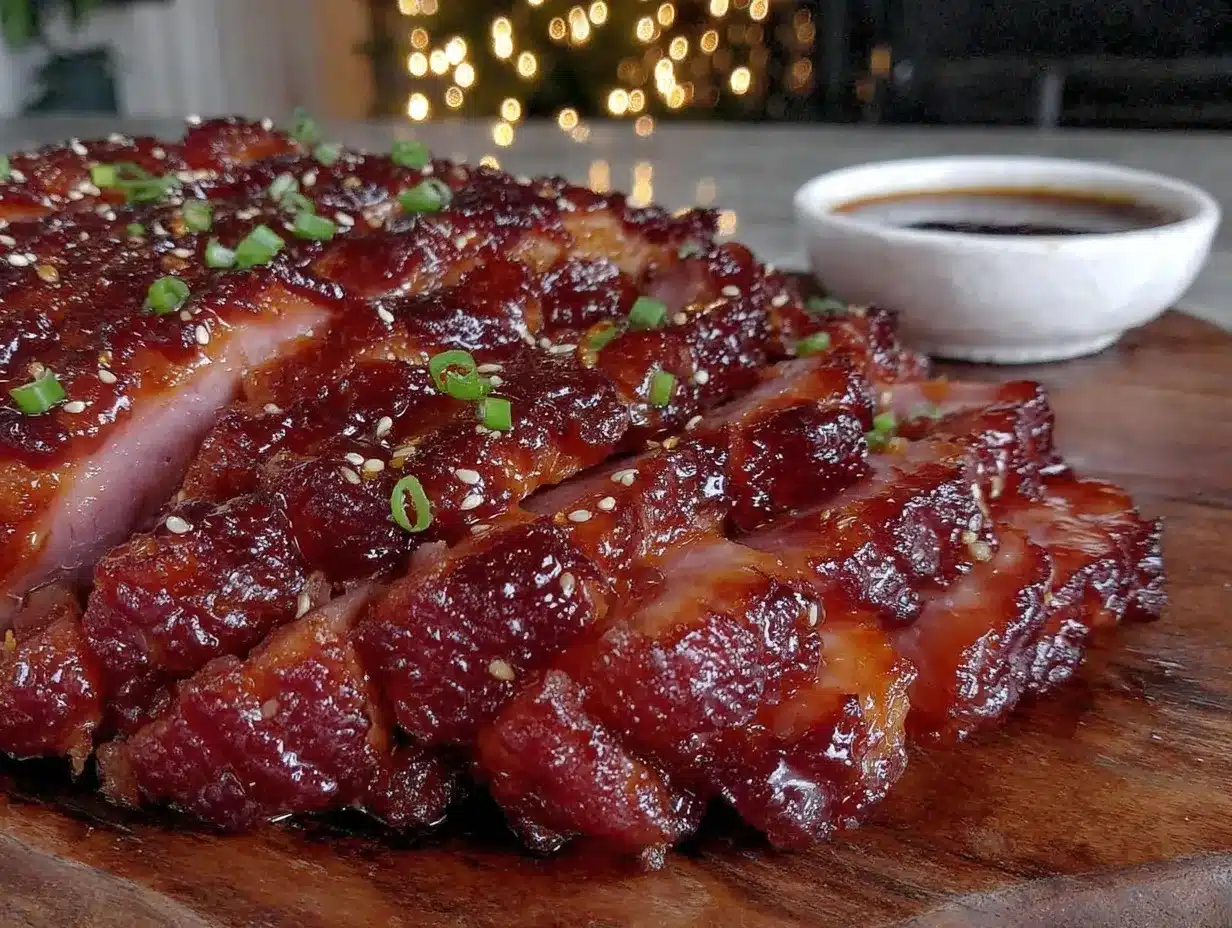 asian inspired honey glazed ham preparation steps