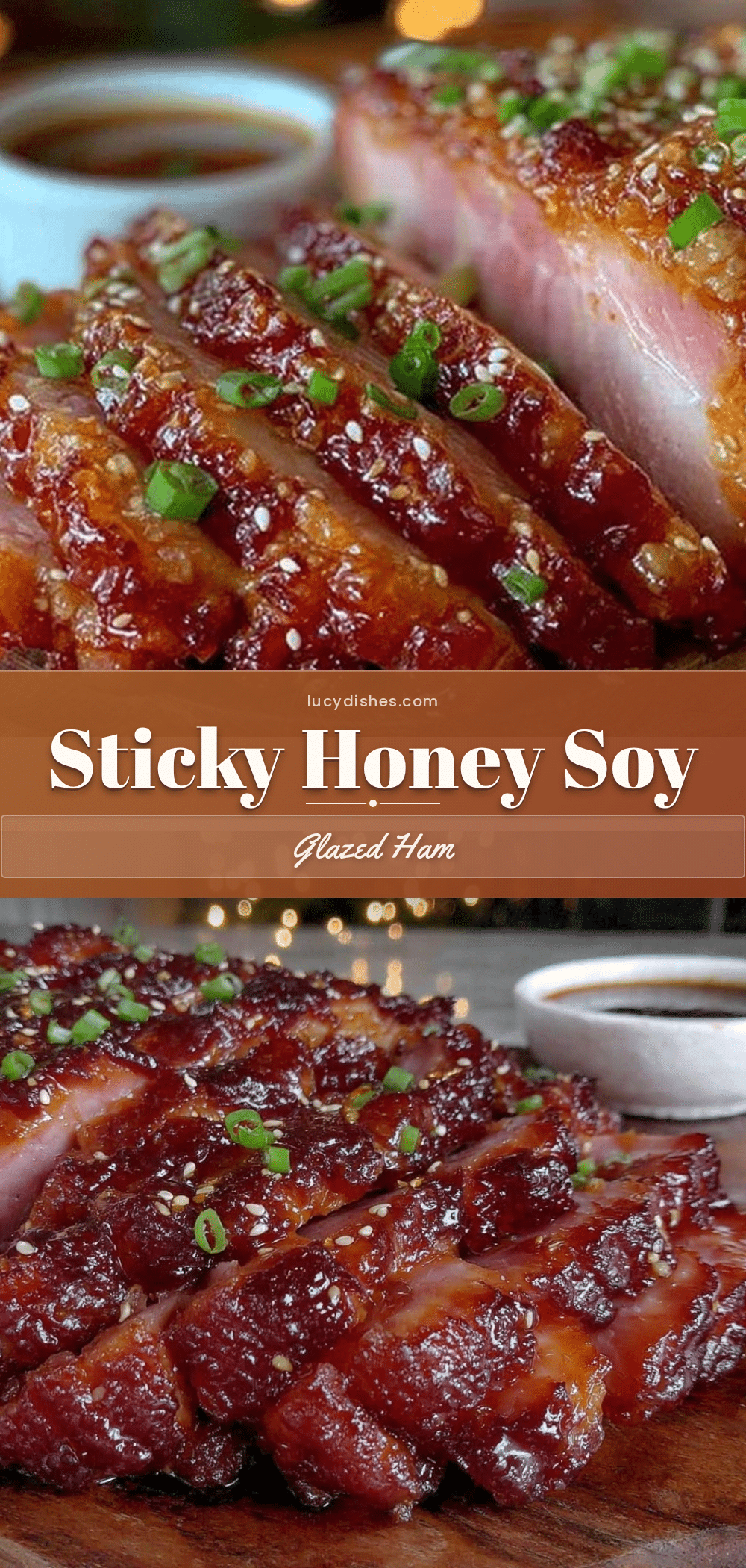 asian inspired honey glazed ham recipe