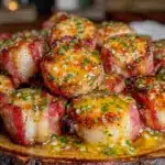 bacon-wrapped scallops - featured image
