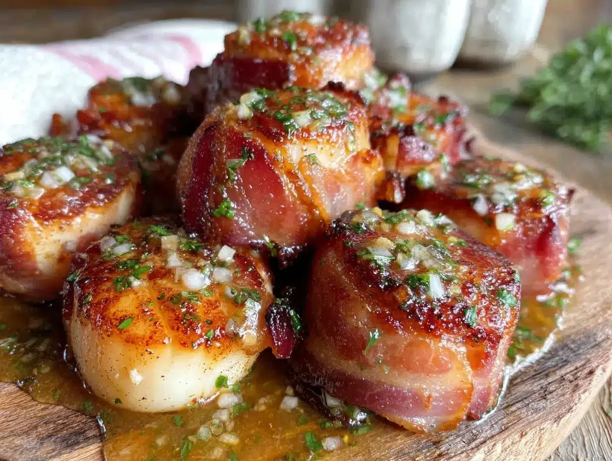 bacon-wrapped scallops preparation steps