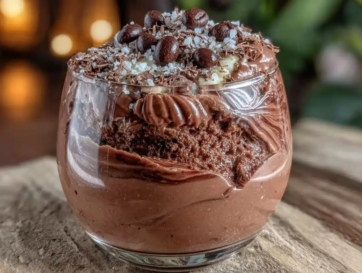 Baileys Irish Cream chocolate mousse preparation steps