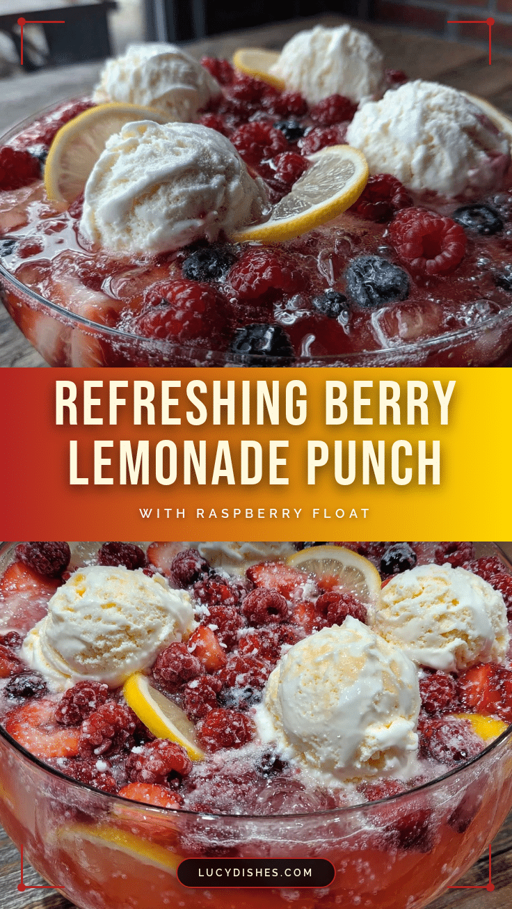 berry lemonade punch bowl recipe