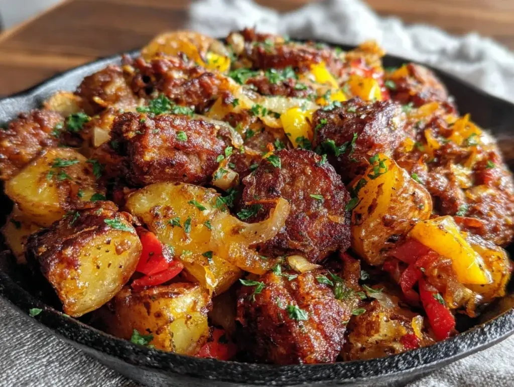 blackstone breakfast hash - featured image