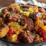 blackstone breakfast hash - featured image