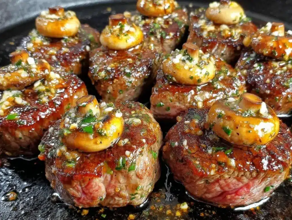 blackstone garlic butter steak bites - featured image