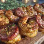 cajun shrimp and sausage skewers - featured image