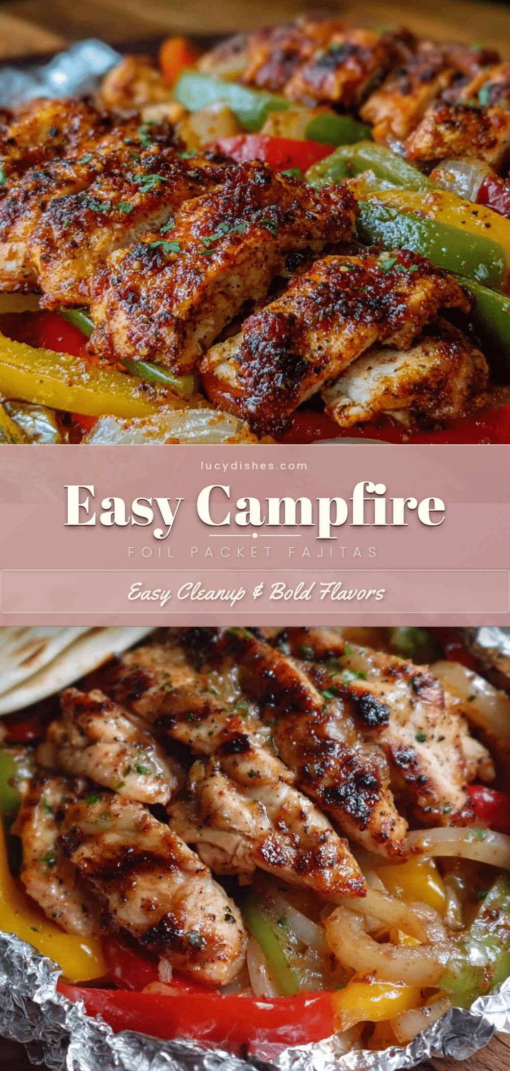 campfire foil packet fajitas recipe