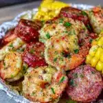 camping foil packet shrimp boil - featured image