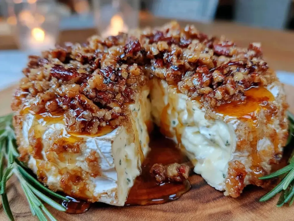 cedar plank brie - featured image