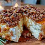 cedar plank brie - featured image