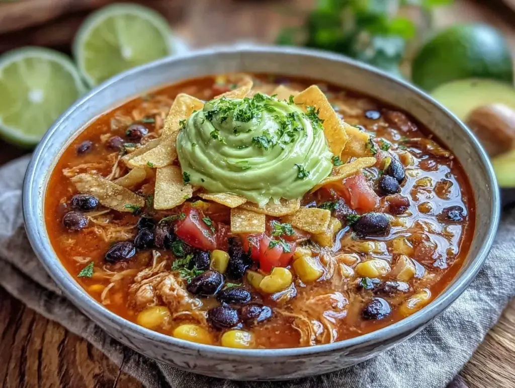 chicken tortilla soup - featured image