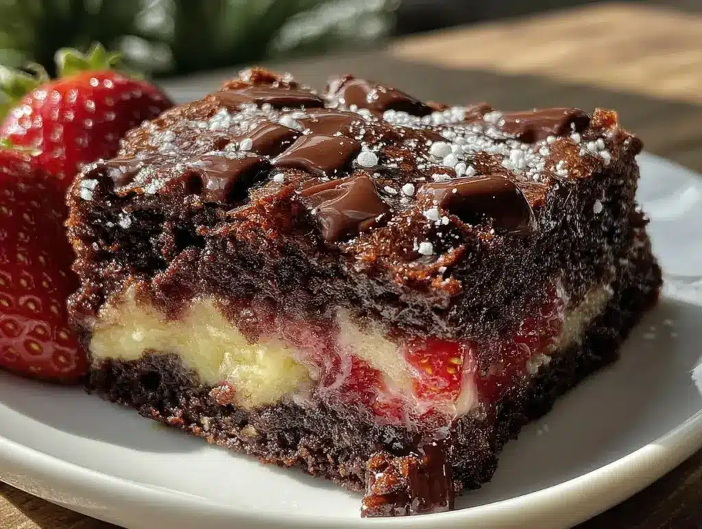 chocolate earthquake cake - featured image