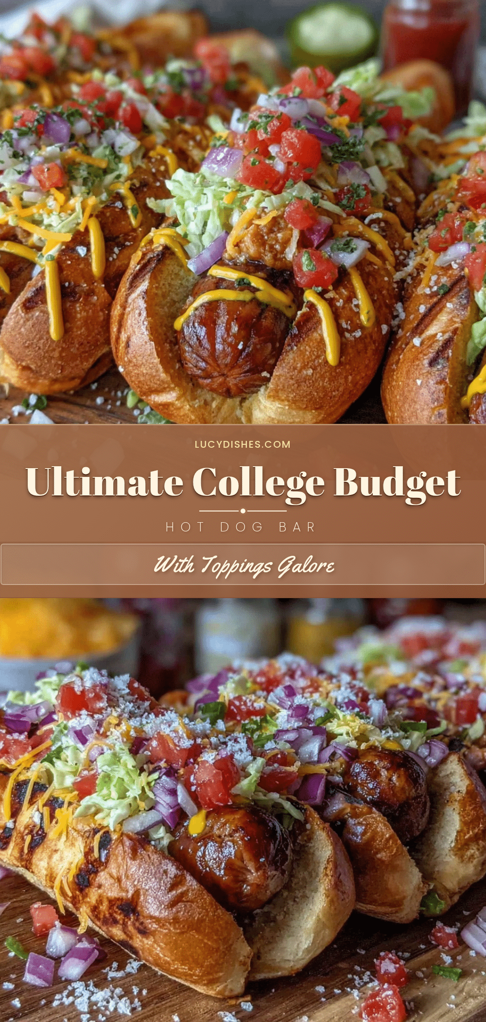 college budget hot dog bar recipe