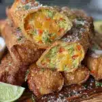 copycat cheesecake factory avocado egg rolls - featured image