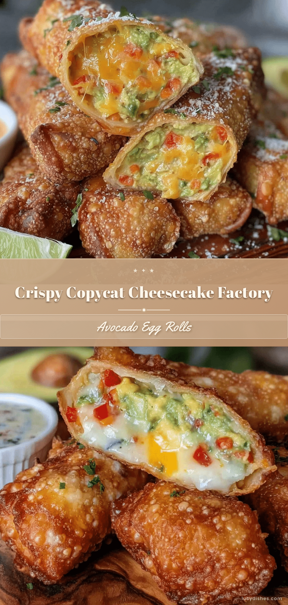 copycat cheesecake factory avocado egg rolls recipe