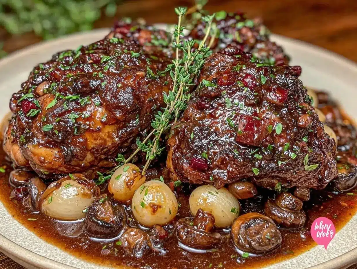 coq au vin recipe preparation steps