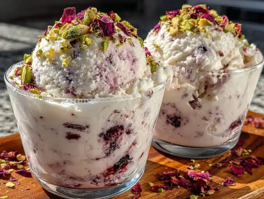cream indian rose kulfi - featured image
