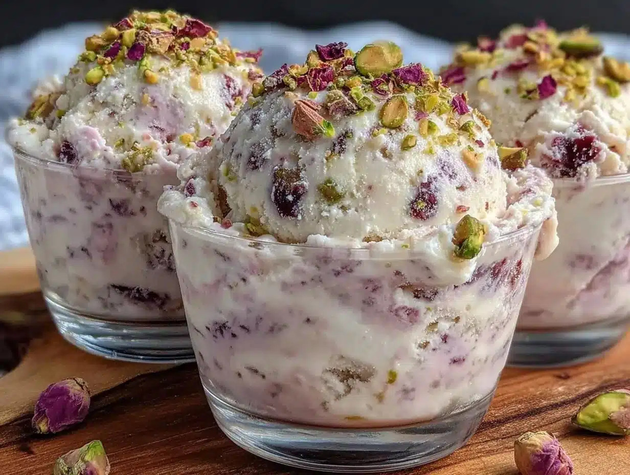 cream indian rose kulfi preparation steps