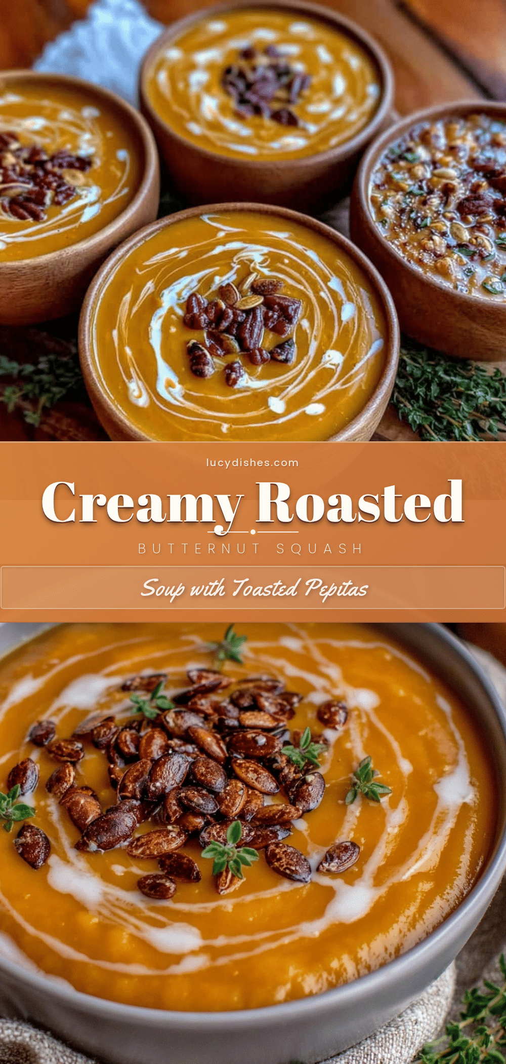creamy butternut squash soup recipe