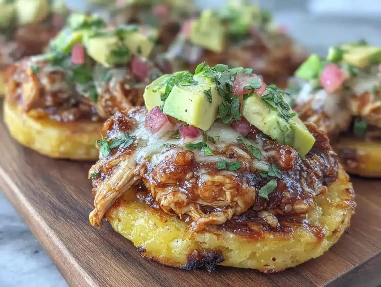 creamy chicken tinga tostadas preparation steps