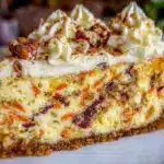 creamy copycat carrot cake cheesecake - featured image