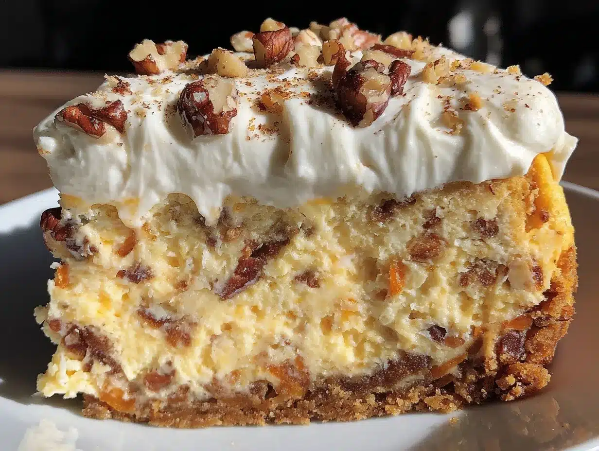 creamy copycat carrot cake cheesecake preparation steps