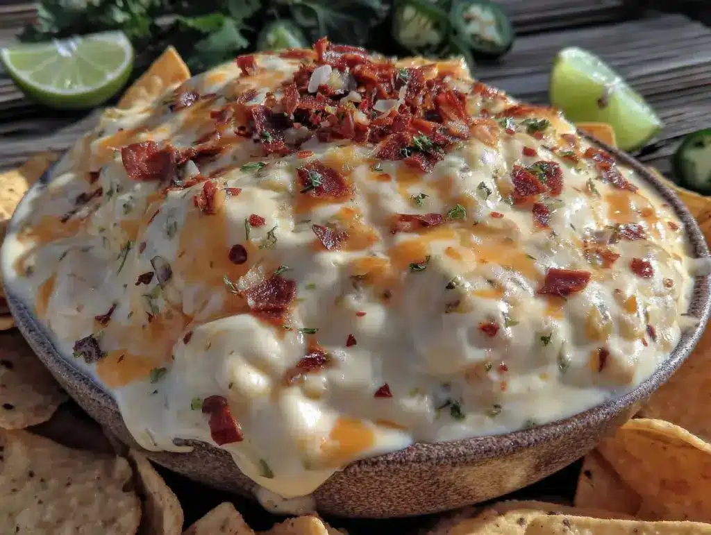 creamy copycat chipotle queso blanco dip - featured image