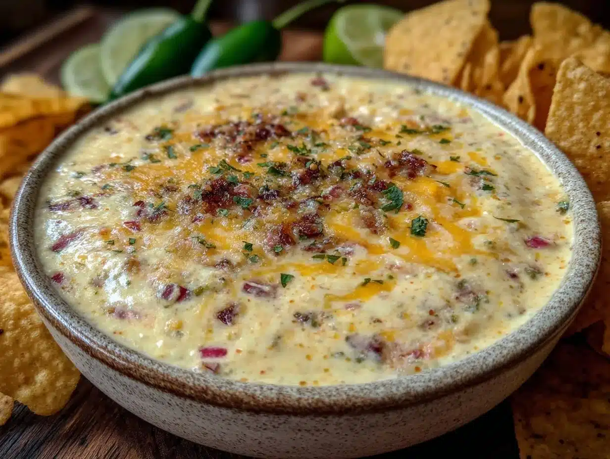 creamy copycat chipotle queso blanco dip preparation steps