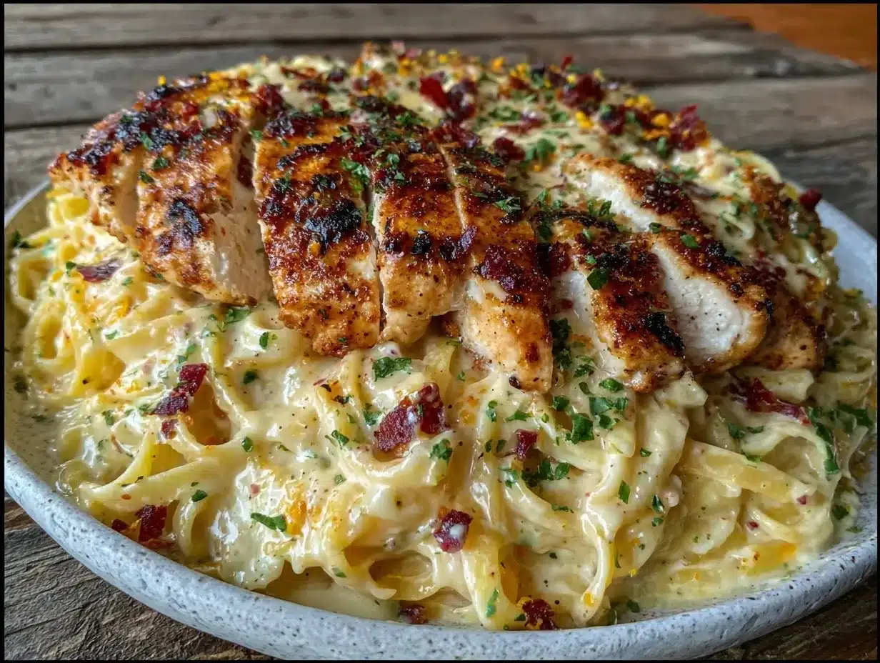 creamy copycat olive garden chicken alfredo preparation steps