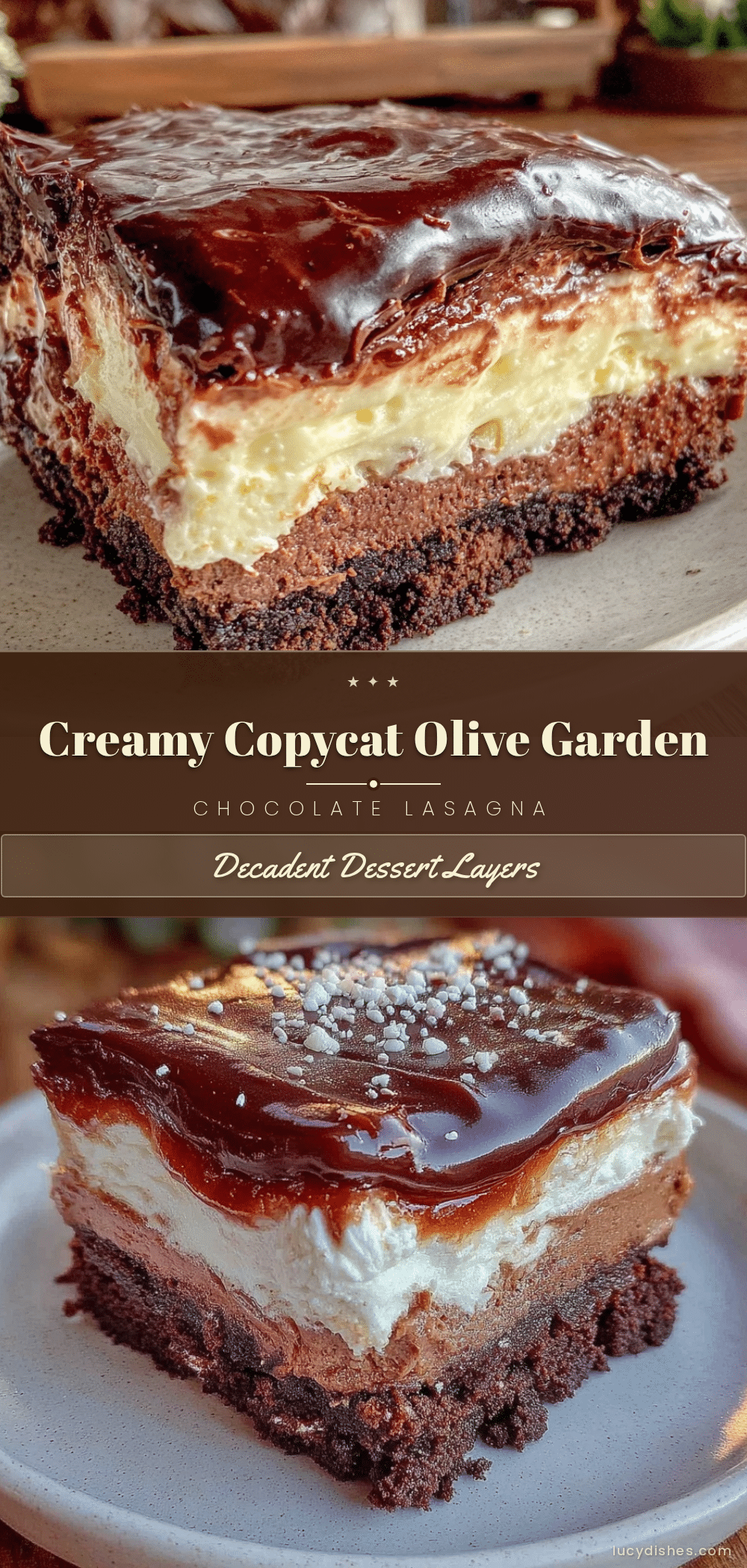creamy copycat olive garden chocolate lasagna dessert recipe