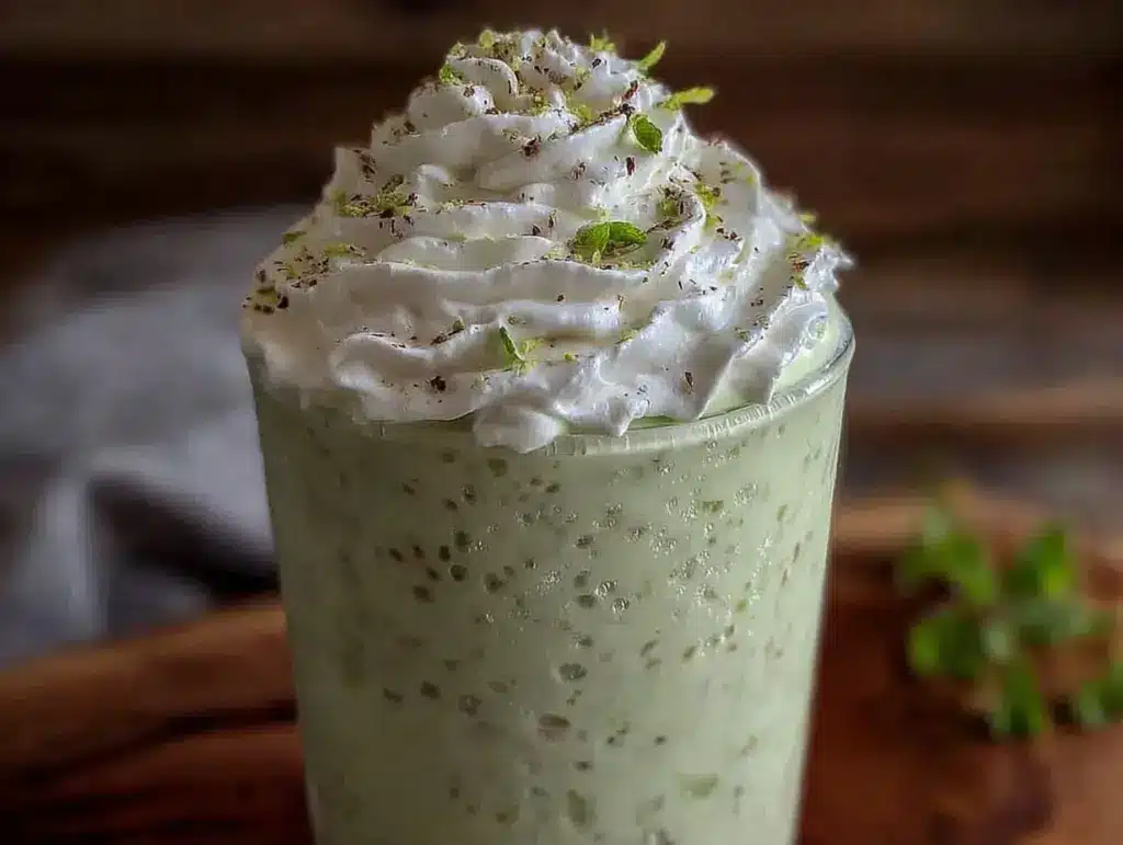 creamy copycat shamrock shake recipe - featured image