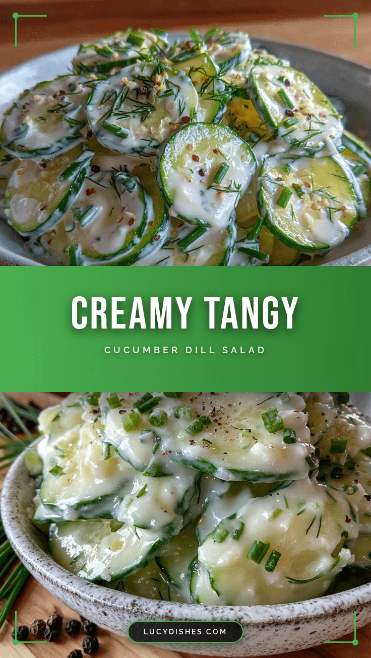 creamy cucumber dill salad recipe