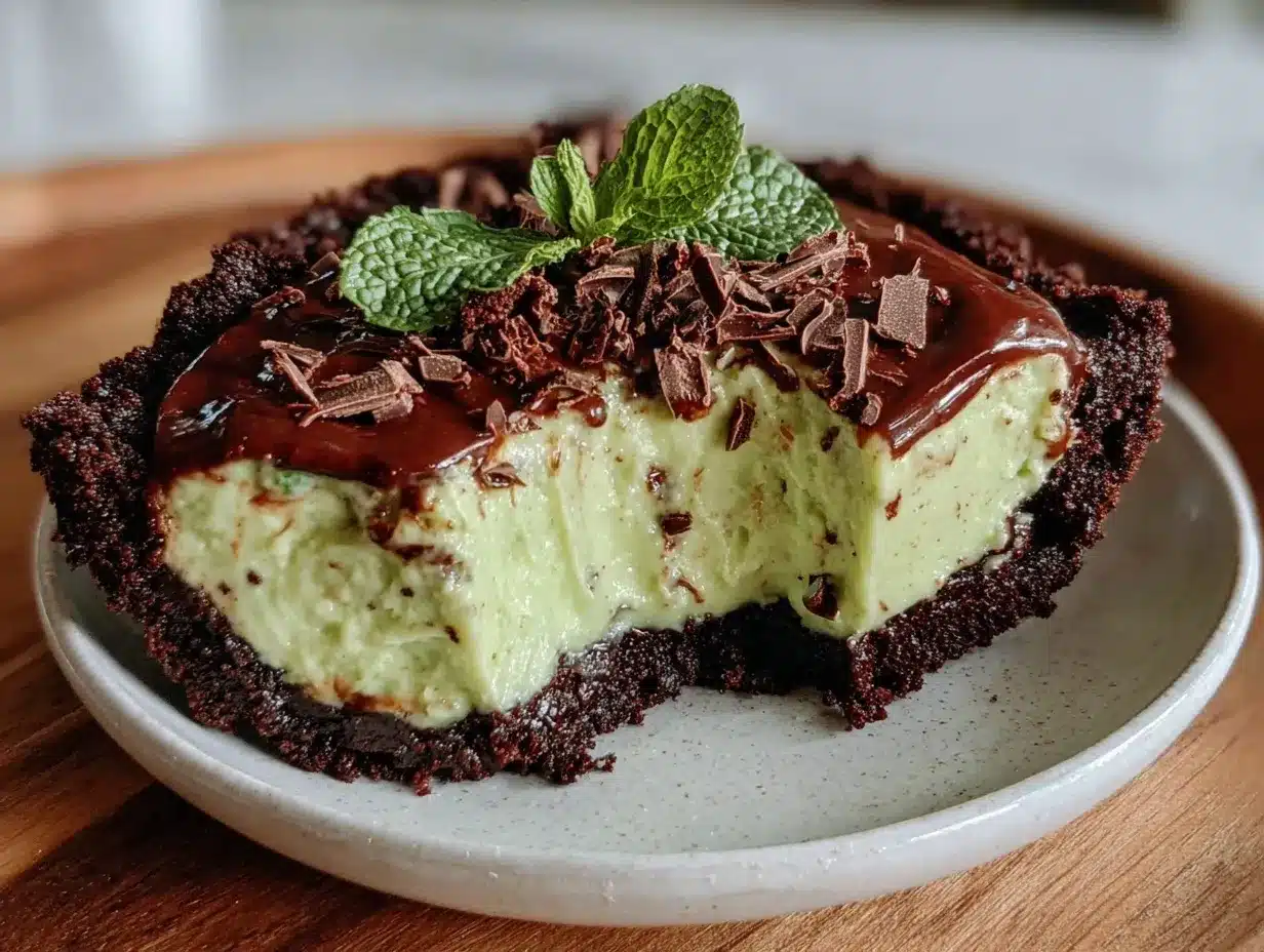 creamy grasshopper pie preparation steps