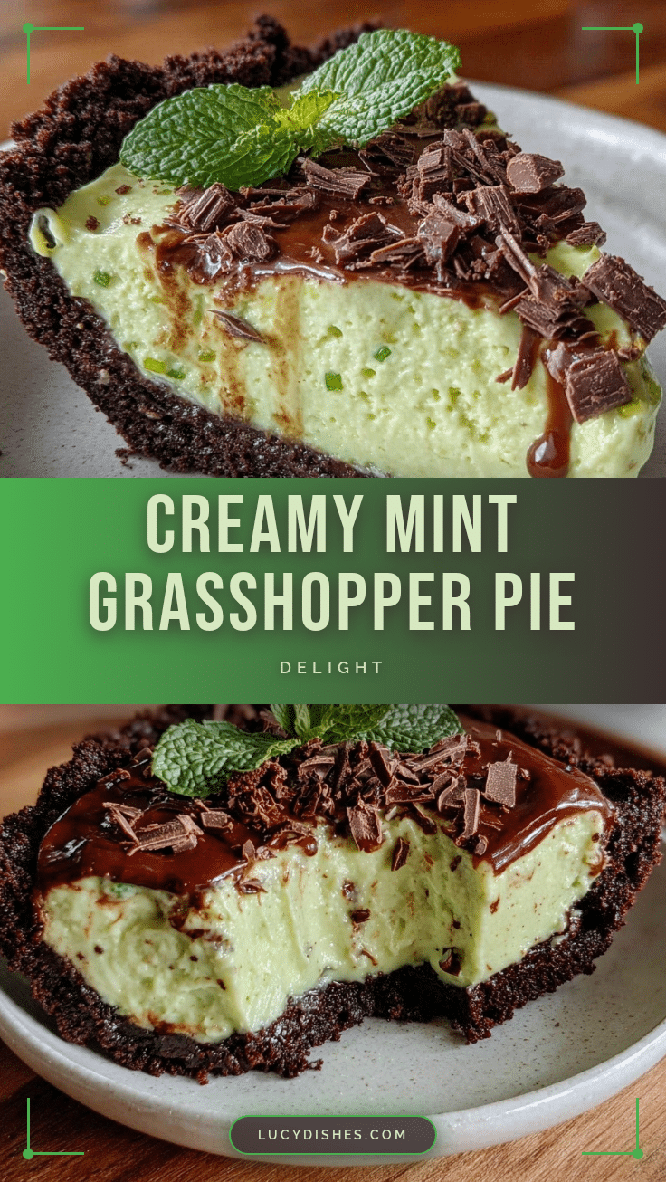 creamy grasshopper pie recipe
