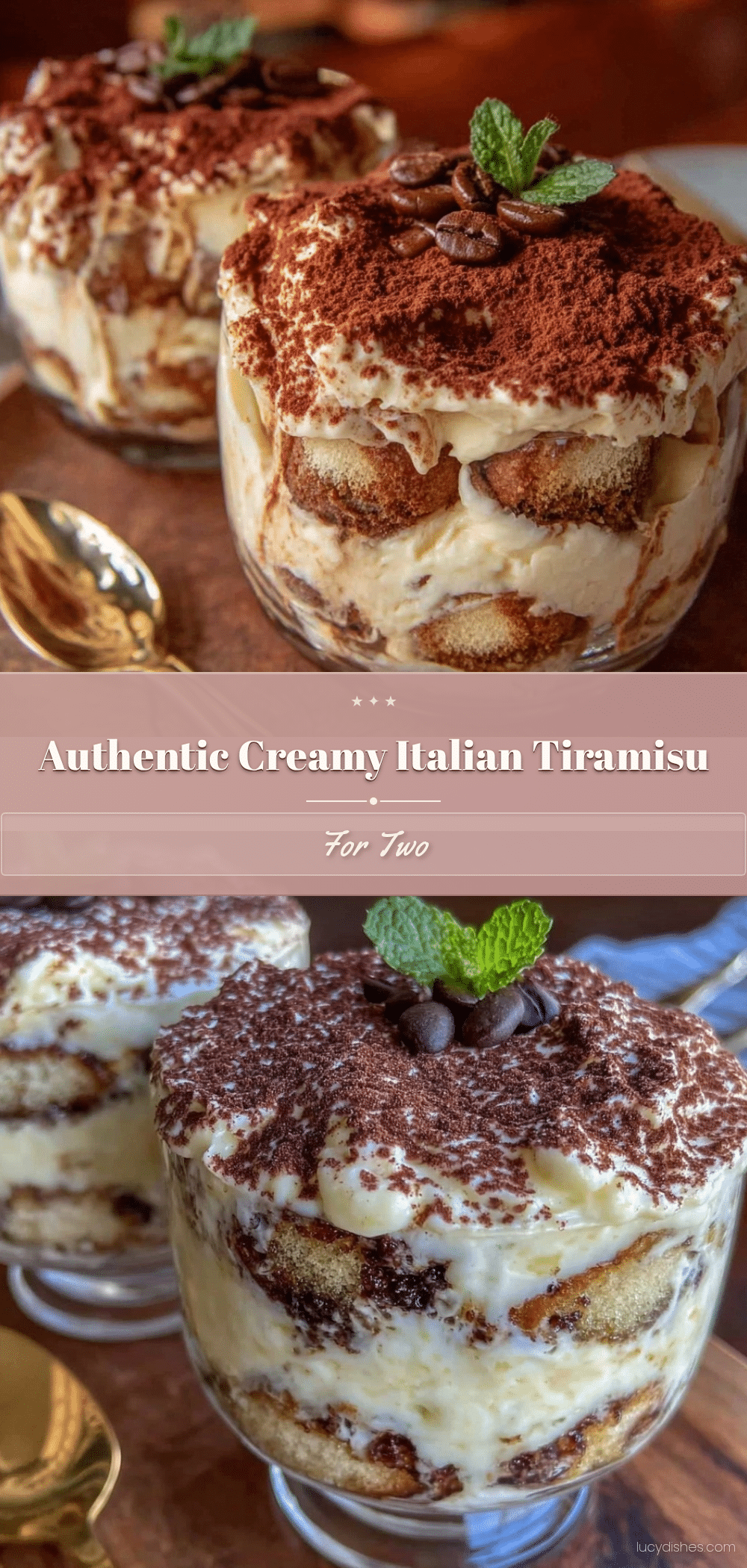 creamy italian tiramisu for two recipe