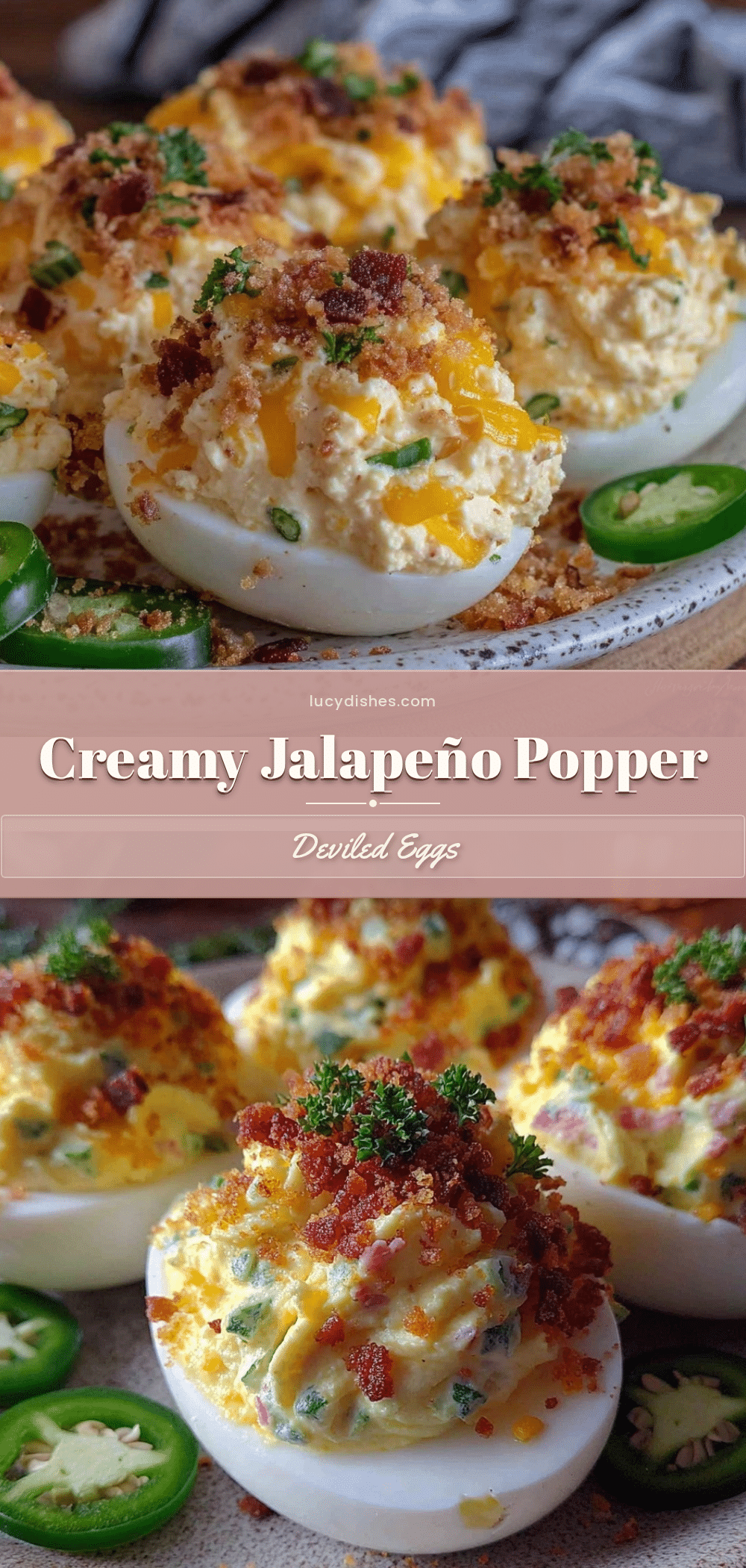 creamy jalapeño popper deviled eggs recipe