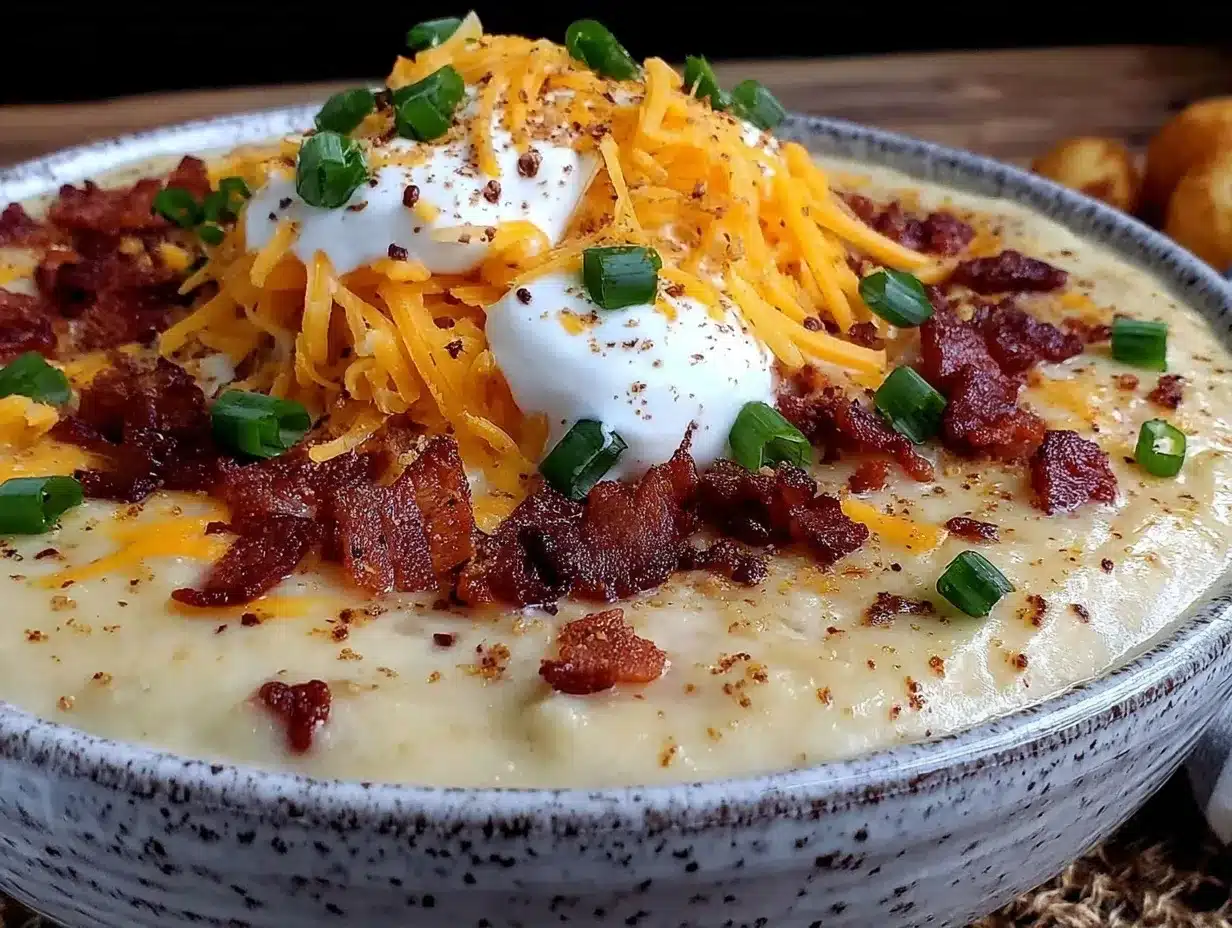 creamy loaded baked potato soup preparation steps