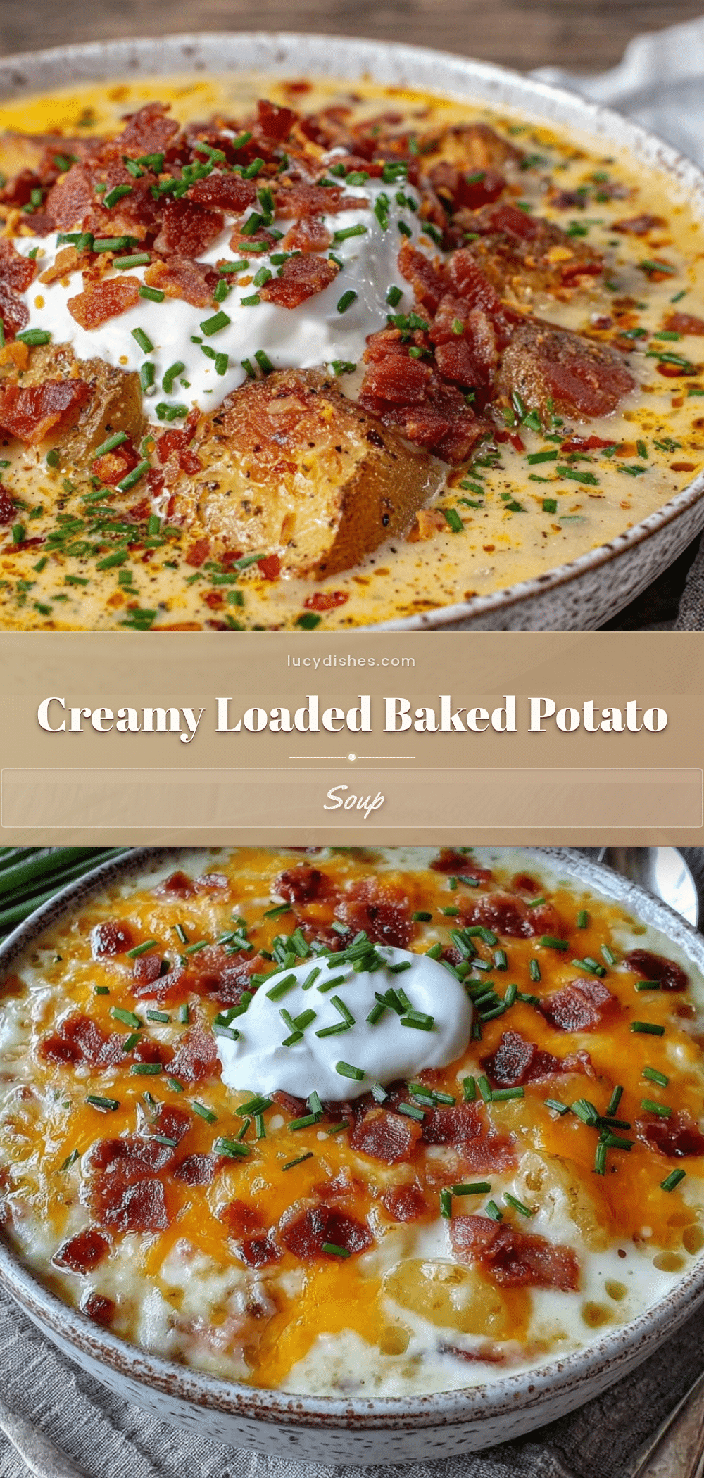 creamy loaded baked potato soup recipe