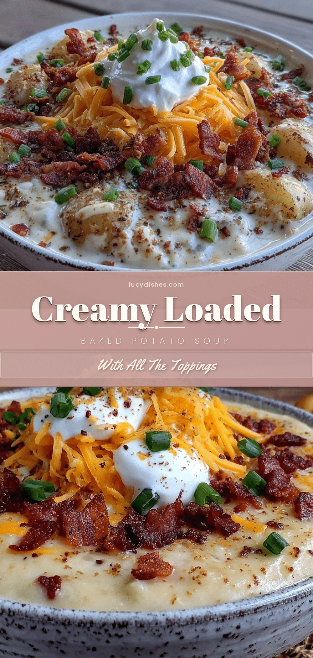 creamy loaded baked potato soup recipe