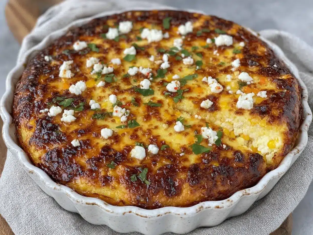 creamy mexican elote street corn casserole preparation steps