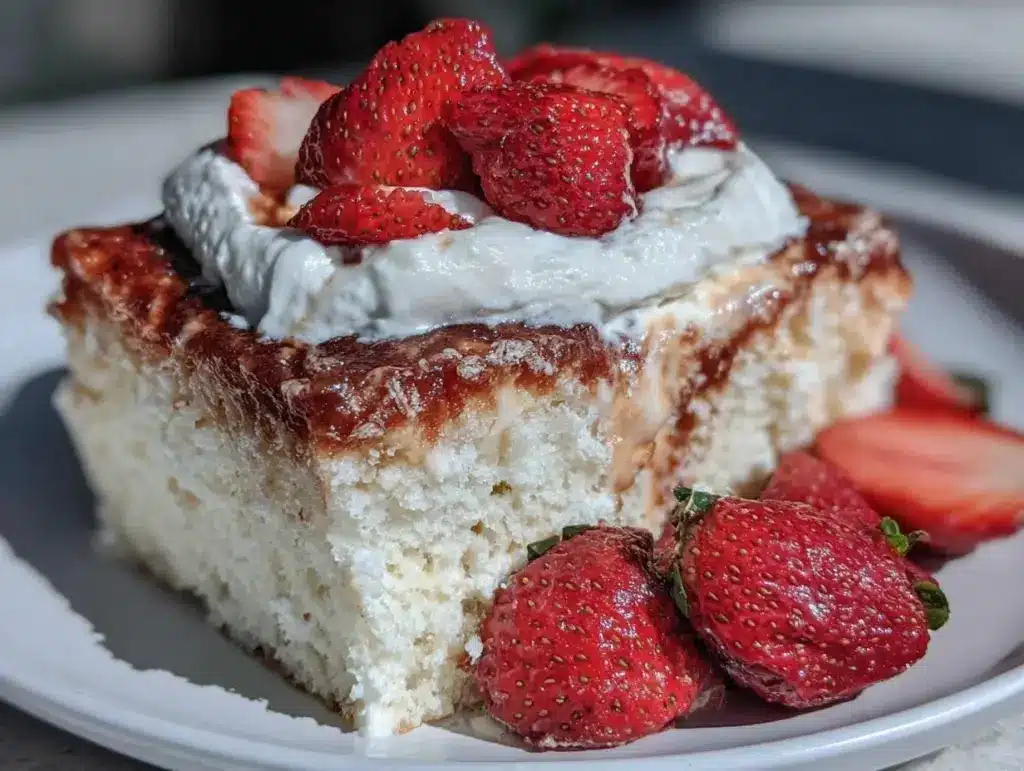 creamy mexican tres leches cake - featured image
