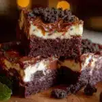 Creamy Mint Oreo Cheesecake Bars - featured image