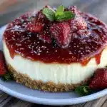 creamy no-bake lemon cheesecake - featured image