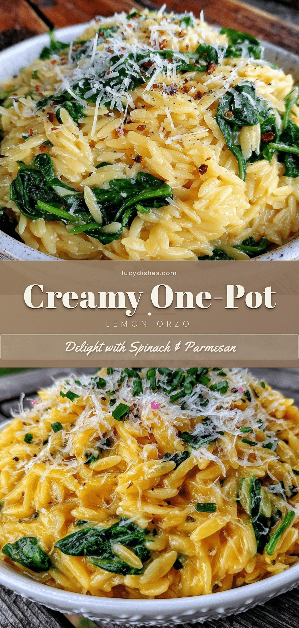 creamy one-pot lemon orzo recipe