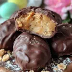 creamy peanut butter Easter eggs - featured image
