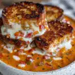 creamy roasted tomato soup - featured image