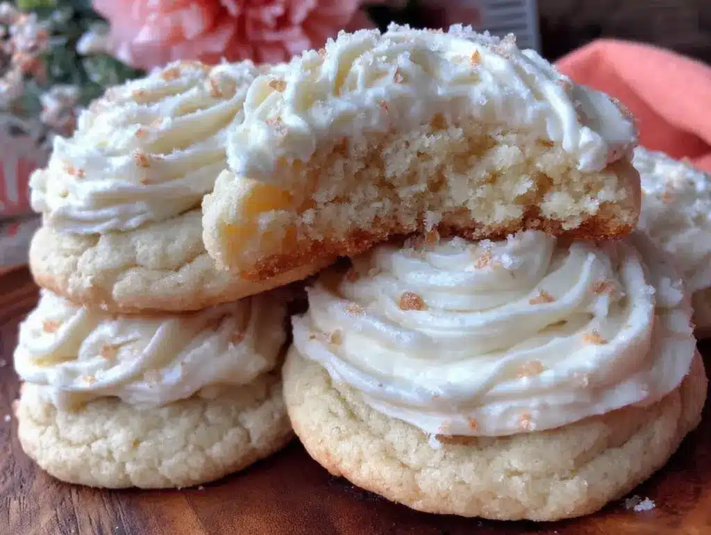 creamy sugar cookie frosting with almond extract - featured image